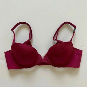 Victoria Secret Lined Demi Underwire Bra Padded Size 32A